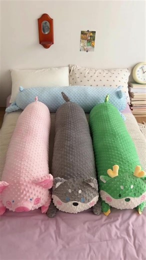 🐾 Snuggle up with our adorable animal-themed long body pillows featuring cute polka dot pearls! 🌟 Perfect for cozy nights in or adding fun to your decor. 💖 #CuteDecor #PillowLove #ForYou #FYP #PetVibes #HomeComforts #CozyVibes #AnimalPillows #CuteAndCuddly #snuggletime