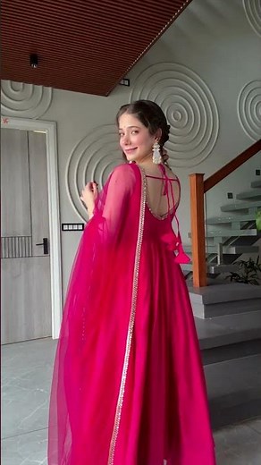 Pink Chanderi Silk Anarkali Suit Styling Ideas | Ethnic Lookbook | Latest Indian Ethnic Wear