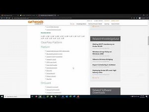 Part 1a - ClearPass Basic Setup