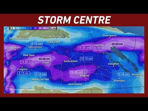 Tracking a Significant Late-Season Snow Event Hitting the Prairies | #forecast