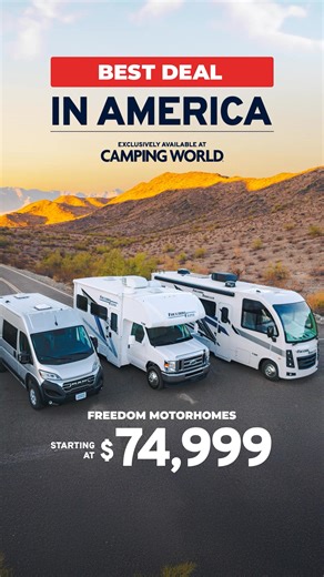 헠헲헲혁 헧헵헲 헔헹헹 헡헲현 헟헶헻헲 헼헳 헙헿헲헲헱헼헺 헠헼혁헼헿헵헼헺헲혀  Available in a nimble van configuration, family friendly class C, or spacious Class A. Made in America, to camp in America these motorhomes start at just $74,999 and are available exclusively at your local Camping World. | Camping World | Facebook