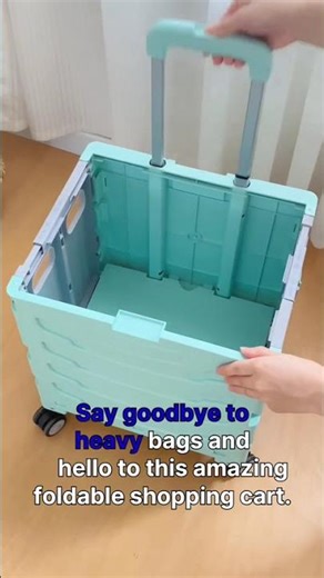 This foldable shopping cart is a GAME CHANGER 🛒😳 | USA Amazon Find