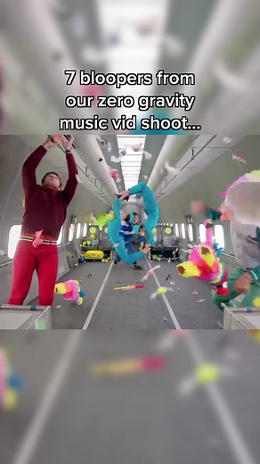 It took Michelangelo 21 zero gravity flights to paint the Sistine Chapel, or something. | OK Go