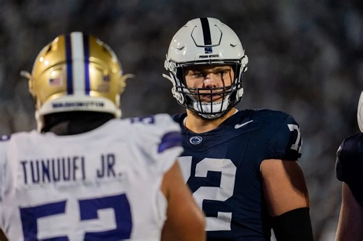 Massive Tackle Nolan Rucci Has Untapped Potential in 6-foot-8 Frame