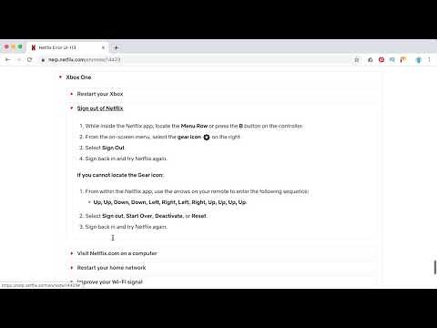 Netflix Error UI 113 what to do?