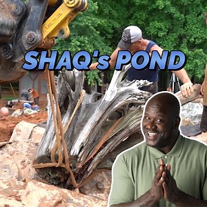 255K views · 2.4K reactions | Shaq's Pond Build Brings The Rain! | Team Aquascape | Facebook