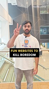 2 fun websites to fix your boredom 🌐🔥 . . . . #funwebsites #techtips #tipsandtricks #techlusive #reelitfeelit #techreels #technology #TechNews #viralreels | Techlusive