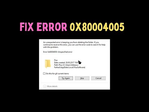 How to Fix Error Code 0x80004005 on Windows 11