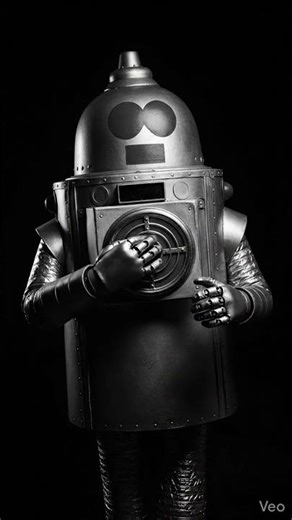 Gary in homemade robot suit