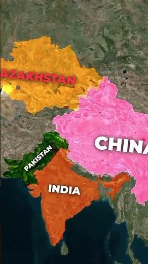 GeoViz: Geography of Kazakhstan Explained | Central Asia’s Giant Land