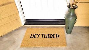 6.4K views · 108 reactions | Let's make some doormat magic with freezer paper!! Find all the details here: https://sofontsy.com/blogs/tutorials/diy-doormat-with-freezer-paper-stencil Grab the design from the DIY Doormat Bundle: https://sofontsy.com/products/diy-doormat-bundle | Silhouette School with Melissa Viscount | Facebook