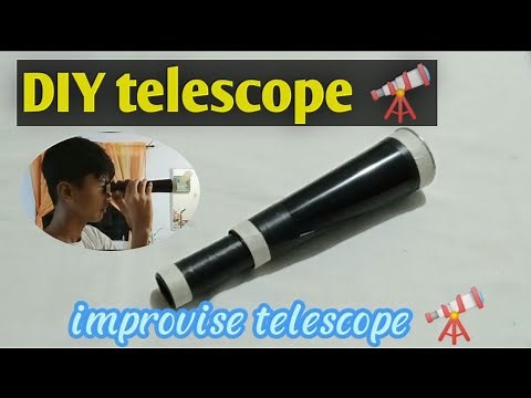 DIY telescope 🔭 /school project/ EASY way