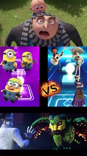 Despicable Me 😈 x Geometry Dash 📐 Villain Dash Beat 💥 #gameplay #fortnite #tilesgop #edm #memes