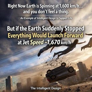 Earth is spinning at a speed to sustain the life, | The Intelligent Design