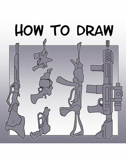 Blaster Tutorial: Cómo dibujar una pistola fácil
