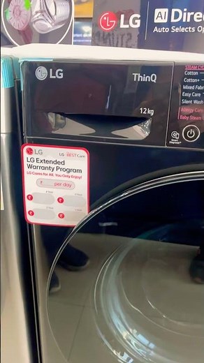 LG 12 Kg Front Load Washing Machine 🔥 LG Washer Dryer With Built In Heater 👍🏻