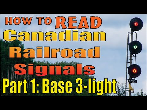 Reading Canadian Railroad Signals, part 1: the 3 light system