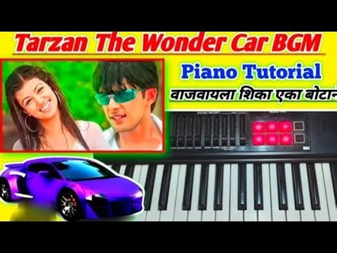 Tarzan Piano Music Tutorial 🚗 Tarzan Film Piano Keyboard __❤️‍🩹💓 Subhash Dev..