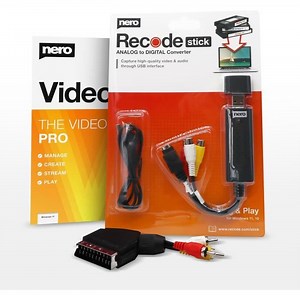 Vhs Vers Usb Video Grabber Recode Stick Avec Logiciel D'Édition Vidéo | Découpe Vidéo | Numérisation De Cassettes Vidéo | Win[J21]