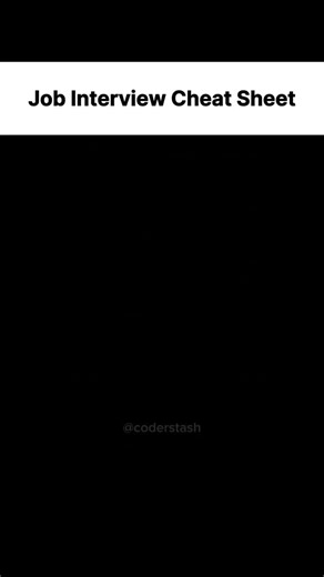 Lalit N. Prajapati on Instagram: "Ace your next interview with this Job Interview Cheat Sheet designed to help you answer confidently and clearly. From common interview questions to smart ways of explaining your strengths, weaknesses, and experiences, this guide keeps everything simple and effective. Save this post for your interview day and revise it anytime you feel stuck. Follow @coders.learning for more career tips, interview guidance and job-related content. #jobsinindia #interviewprep #lea