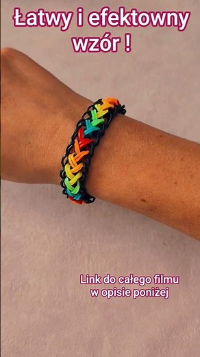 Stwórz taka bransoletkę z gumek! #loombands #bransoletka #bransoletkazgumek #bracelet #diy
