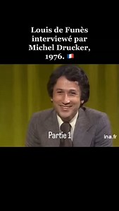 Interview de louis de Funès par Michel Drucker #louisdefunès #micheldrucker | Louisdefunesfan