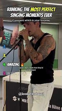 Ranking the most perfect singing moments ever #amazingvoice #musiclovers #coversong #viralsinger