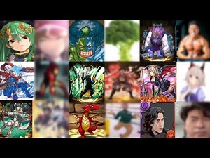 The characters that look like Puzzle & Dragons characters are crazy