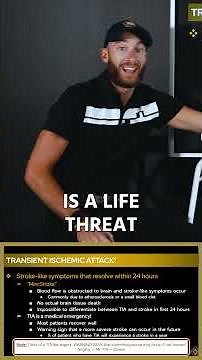 Mini Stroke? The Silent Warning DO NOT Ignore!