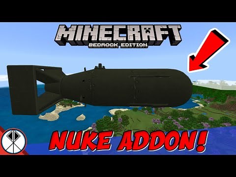 Minecraft NUKES Addon (MCPE/Xbox/Bedrock Bombs)