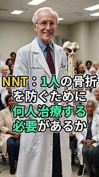 統計学があばく 骨粗鬆症治療の真実【第4話】77.3人治療して助かるのは1人？