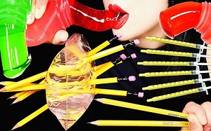 ☆ Abbey ☆ 铅笔戳戳乐饮料、红绿蜂蜜膏、针管饮料 食音咀嚼音