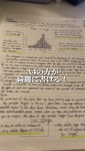 A4ノートのまとめ方と勉強モチベーションの動画