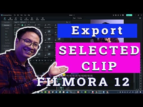 How to Export a Selected Clip/Range in Filmora 12