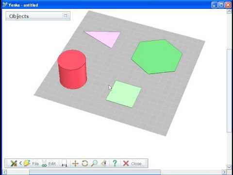 Yenka - Converting 2d Shapes into 3d models