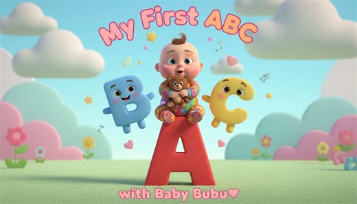 My First ABC with Baby Bubu! 👶📚 | Learn Letters A–E #LearnABC #AlphabetForKids #ToddlersLearning #BabyLearning #KidsLearningVideos