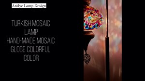 Enchanting Turkish Mosaic Floor Lamp - Moroccan Swan Neck Design, Stunning Colorful Floor Lamp for Living Room, Exquisite Turkish and Moroccan Lamp Collection (Mix Flower)
