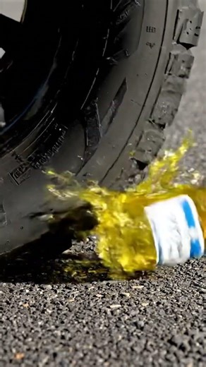 Crushing Crunchy & Soft Things by Car! #shorts #crushing #carcrushing #satisfying
