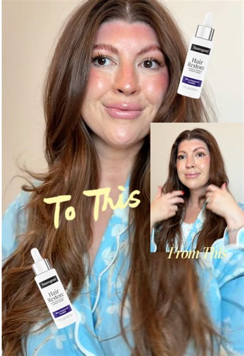 #AD No one talks about how your hair changes in your 40s. It’s not about dramatic transformations for me — it’s about density, strength, and supporting my hair from the root so it looks fuller and healthier over time. Adding the New Neutrogena Hair Restore Advanced Growth Support Serum into my routine has been one of those quiet upgrades that makes a difference….I’m tired of my hair shedding, (and I’m sure my husband is too🫣😂)! Taking care of yourself at this age? It’s not optional. It’s inten