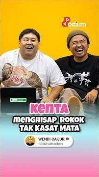 Kenta pernah menghisap rokok gaib, tak kasat mata #wendicagur #andhikapratama