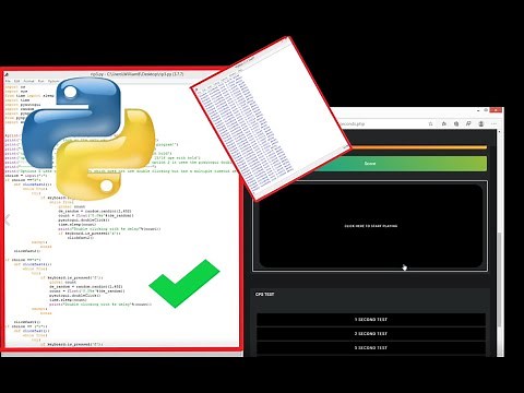I made an Auto Clicker in Python for Minecraft