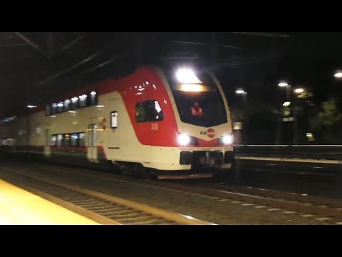 Caltrain Stadler KISS EMU Main Track Testing PART 3 (HORN ACTION)