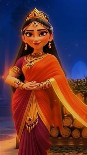 Little Krishna tells a Story of Holika Dahan for Kids 🕉️ | #krishna | Animated Krishna Cartoon
