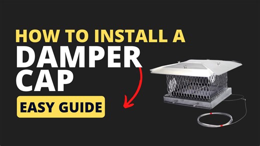 Watch How to Install a Fireplace Damper Chimney Cap on Amazon Live