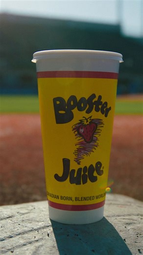 Sunshine, Baseball, and Booster Juice! ☀️⚾🥤 Training for the @edmriverhawks includes nutritious and delicious smoothies and food to give them the boost they need for a winning season. | Booster Juice