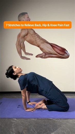 7 Daily Stretches to Relieve Back, Hip & Knee Pain While Improving Posture and Spine Mobility