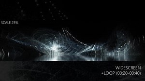 Dynamic Particle Light Trails Abstract Background Loop