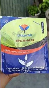 how to use NPK fertilizer का पौधों में कैसे इस्तेमाल करें #npkfertilizer #garden #garden #flowers 🌿🪴