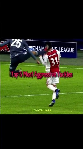 Top 5 Most Aggressive Tackles in Football History ⚠️