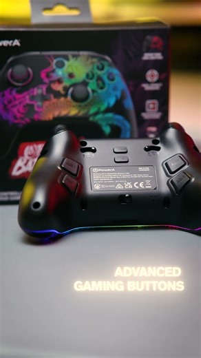 PowerA Battle Dragon Ghost Advanced Wireless Controller with Lumectra for PC & Cloud Gaming